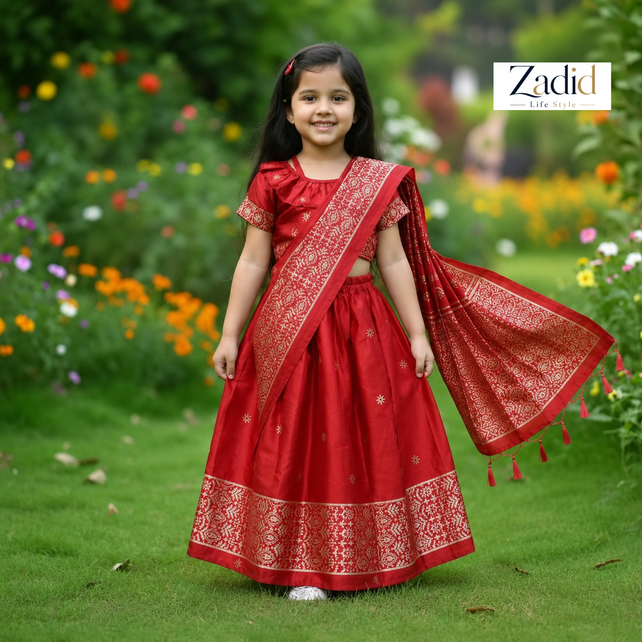 Kids Saree Set